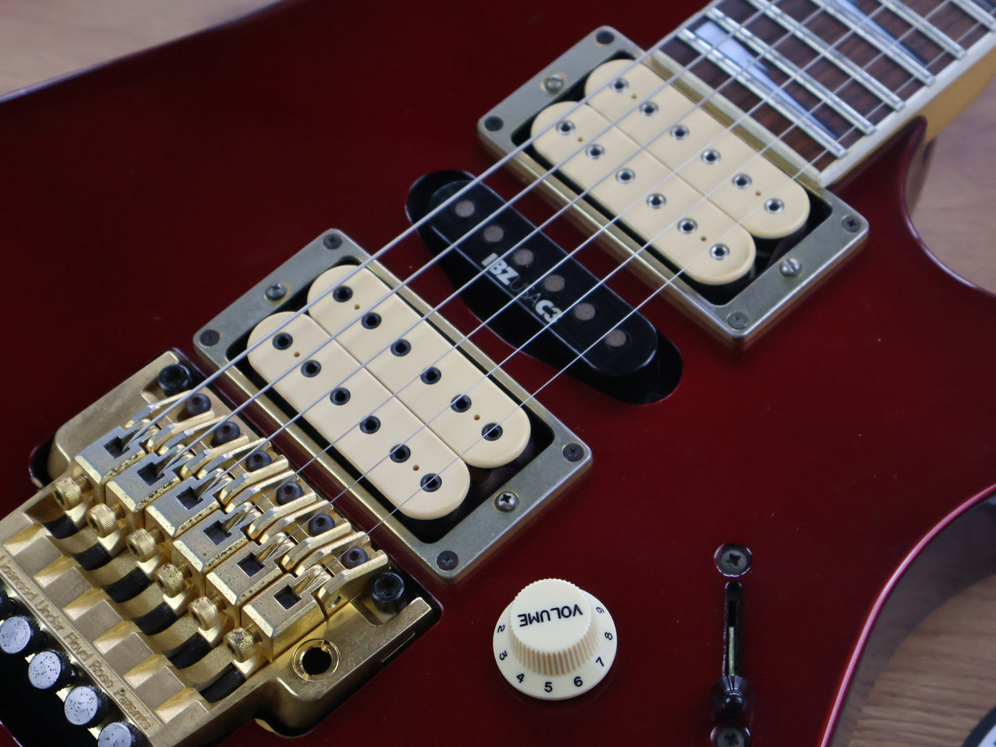 1994 Ibanez RG770G HSH Superstrat (Royal Wine)