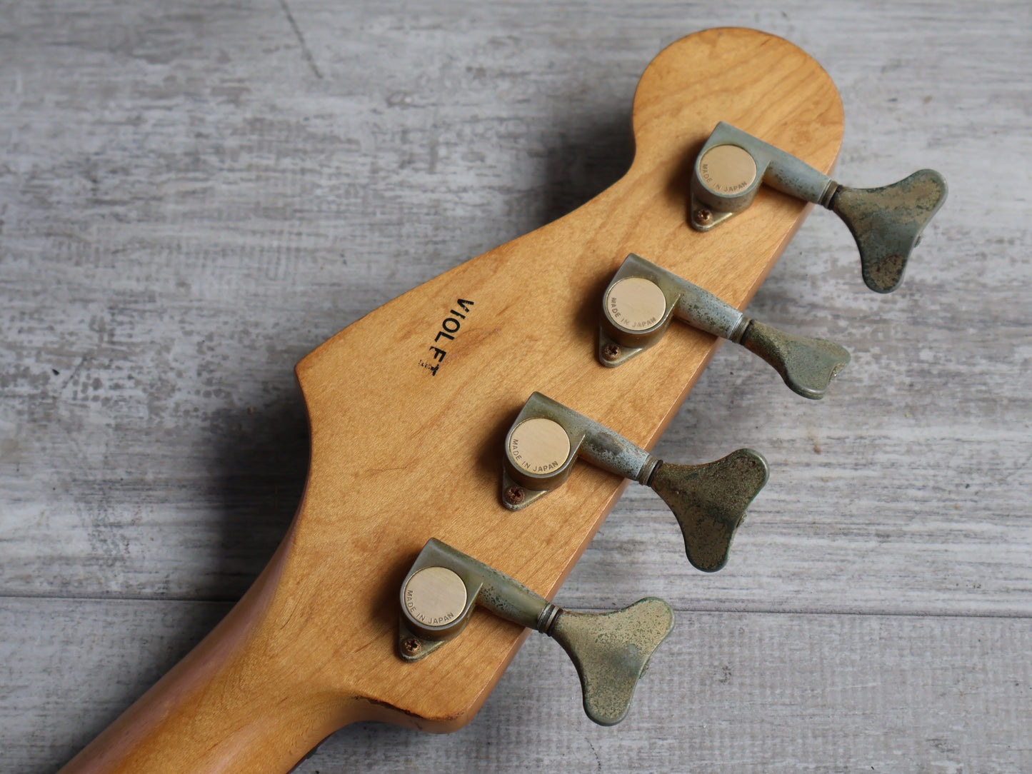 1989 Fender Japan PJR65 Jazz Bass Special PJ Active Contemporary Bass (Aged White)