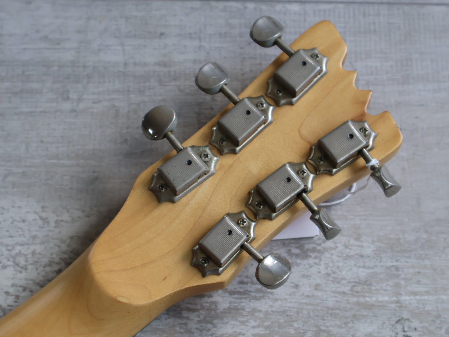 Marine Rider Japan Mini Mosrite Travel Guitar (Capri Orange)