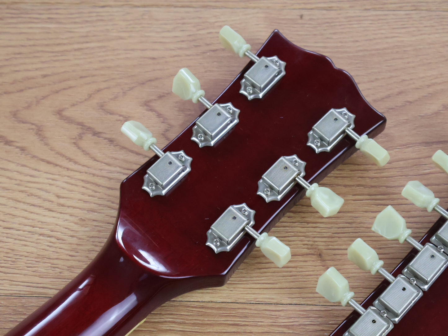 1992 Burny Japan RSG-140 Double Neck 6/12 SG (Cherry Red)