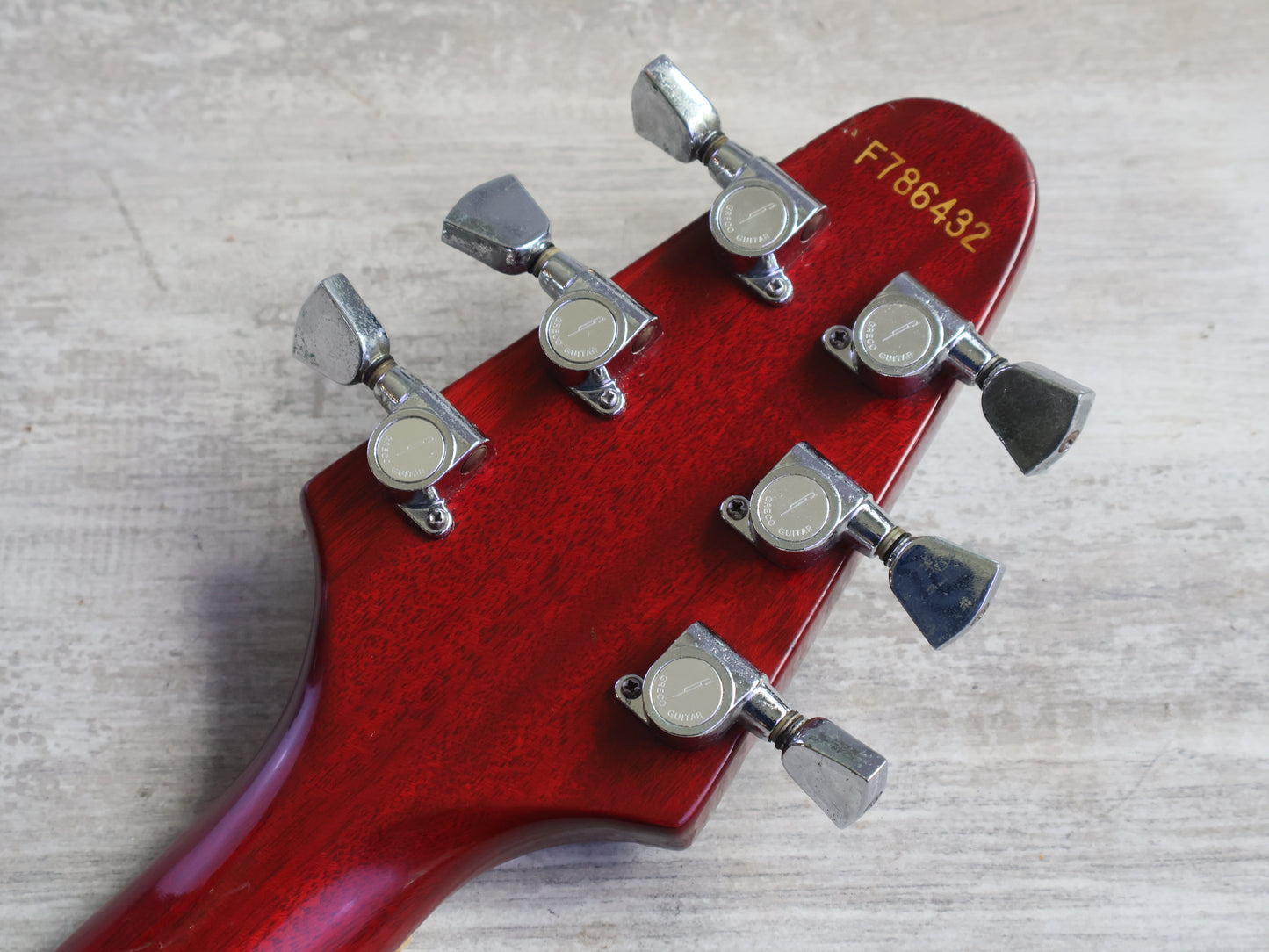 1978 Greco Japan FV-600 '67 Reissue Flying V (Cherry Red)