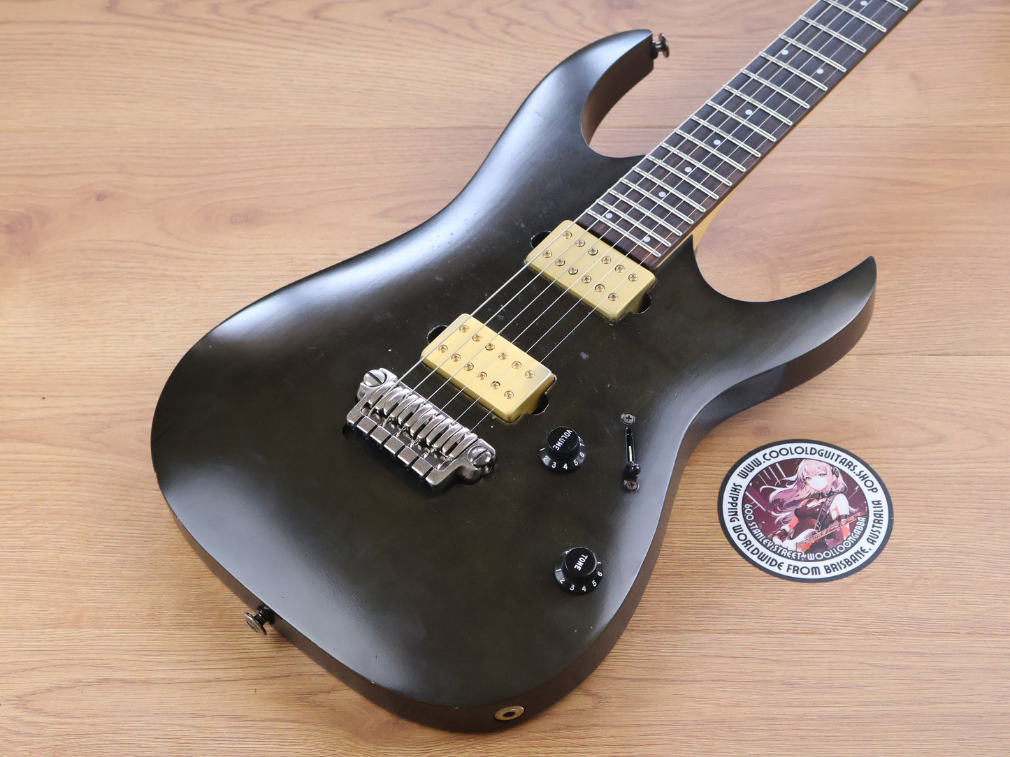 2005 Ibanez Prestige RGA121 HH Superstrat w/Dimarzio Titan's (Violin Flat)