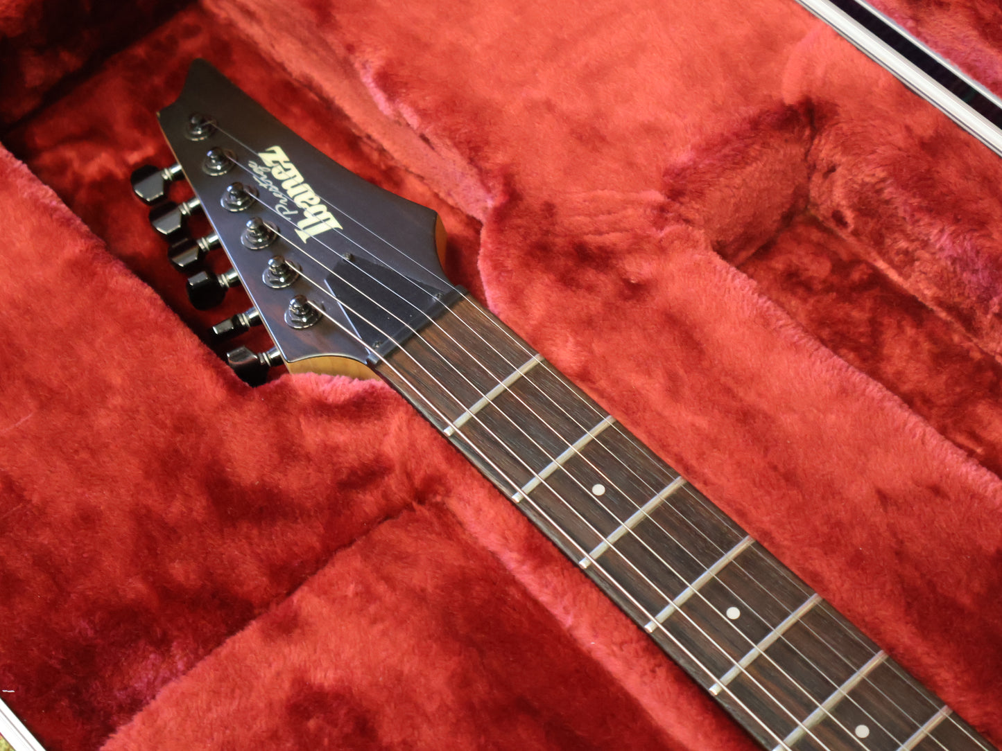 2005 Ibanez Prestige RGA121 HH Superstrat w/Dimarzio Titan's (Violin Flat)