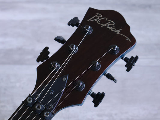 2011 BC Rich Korea Mockingbird ST Neckthrough (Transparent Blue)
