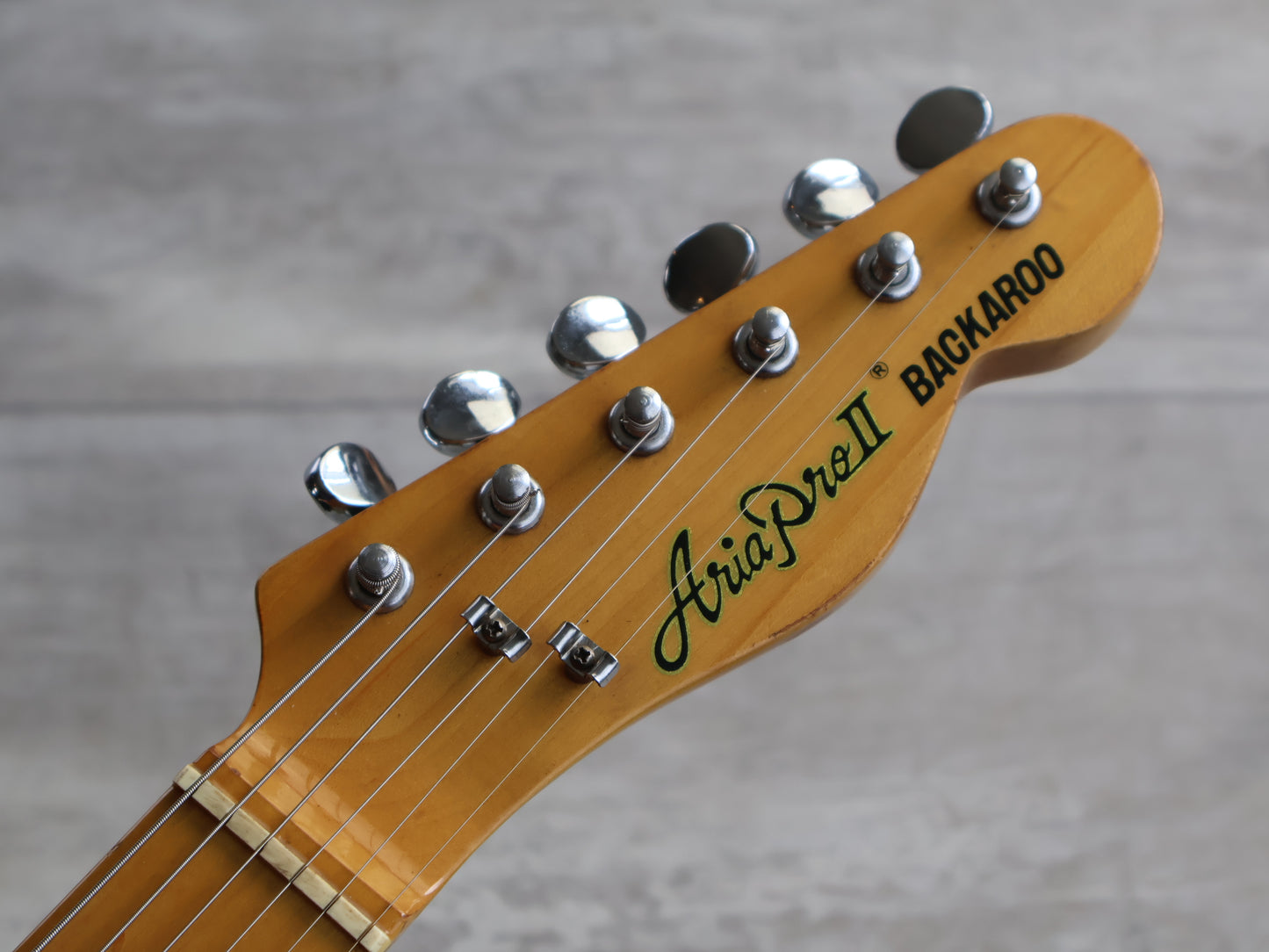 1976 Aria Pro II Japan TE-400 "Backaroo" Telecaster (Blonde)