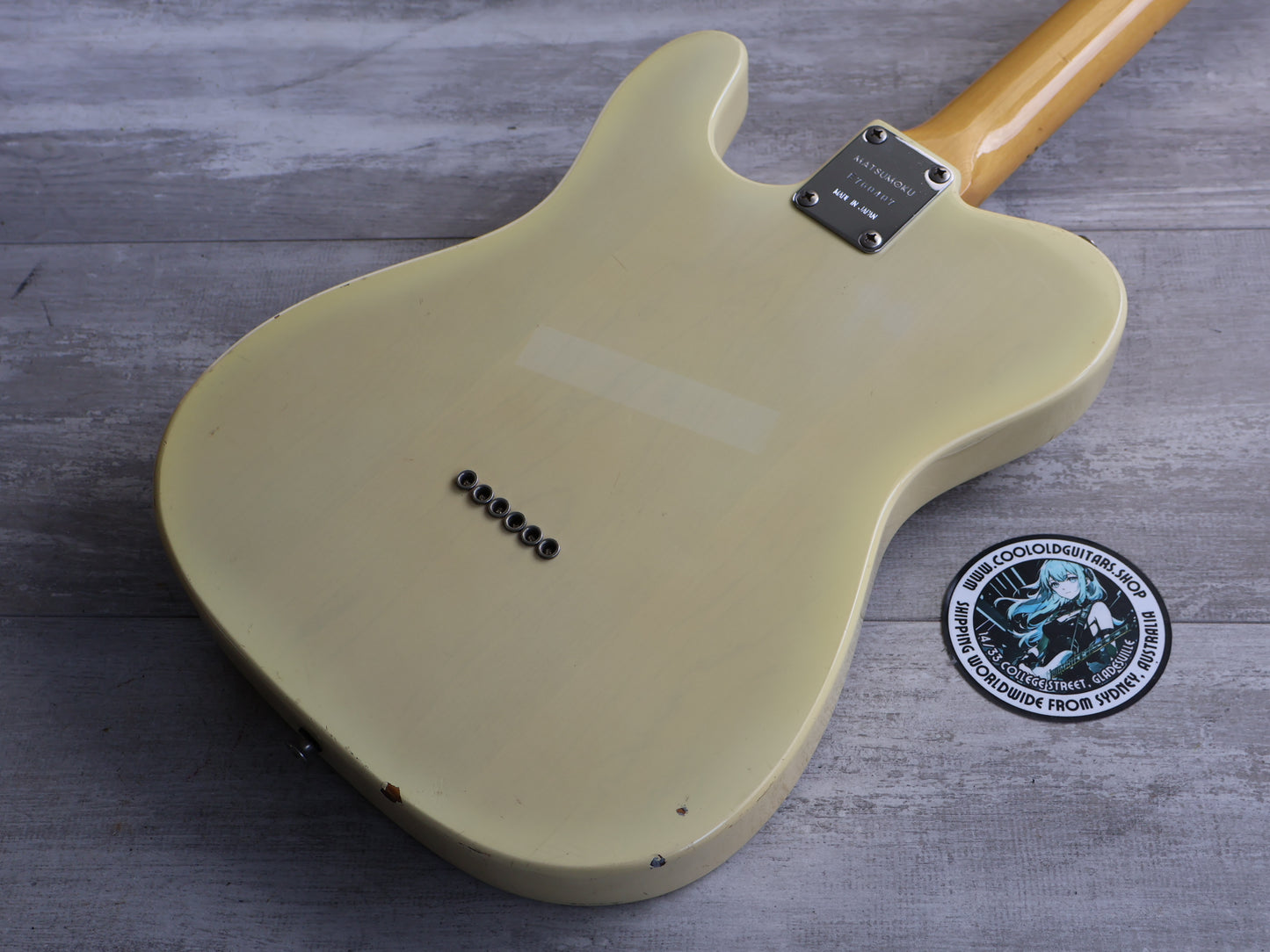 1976 Aria Pro II Japan TE-400 "Backaroo" Telecaster (Blonde)