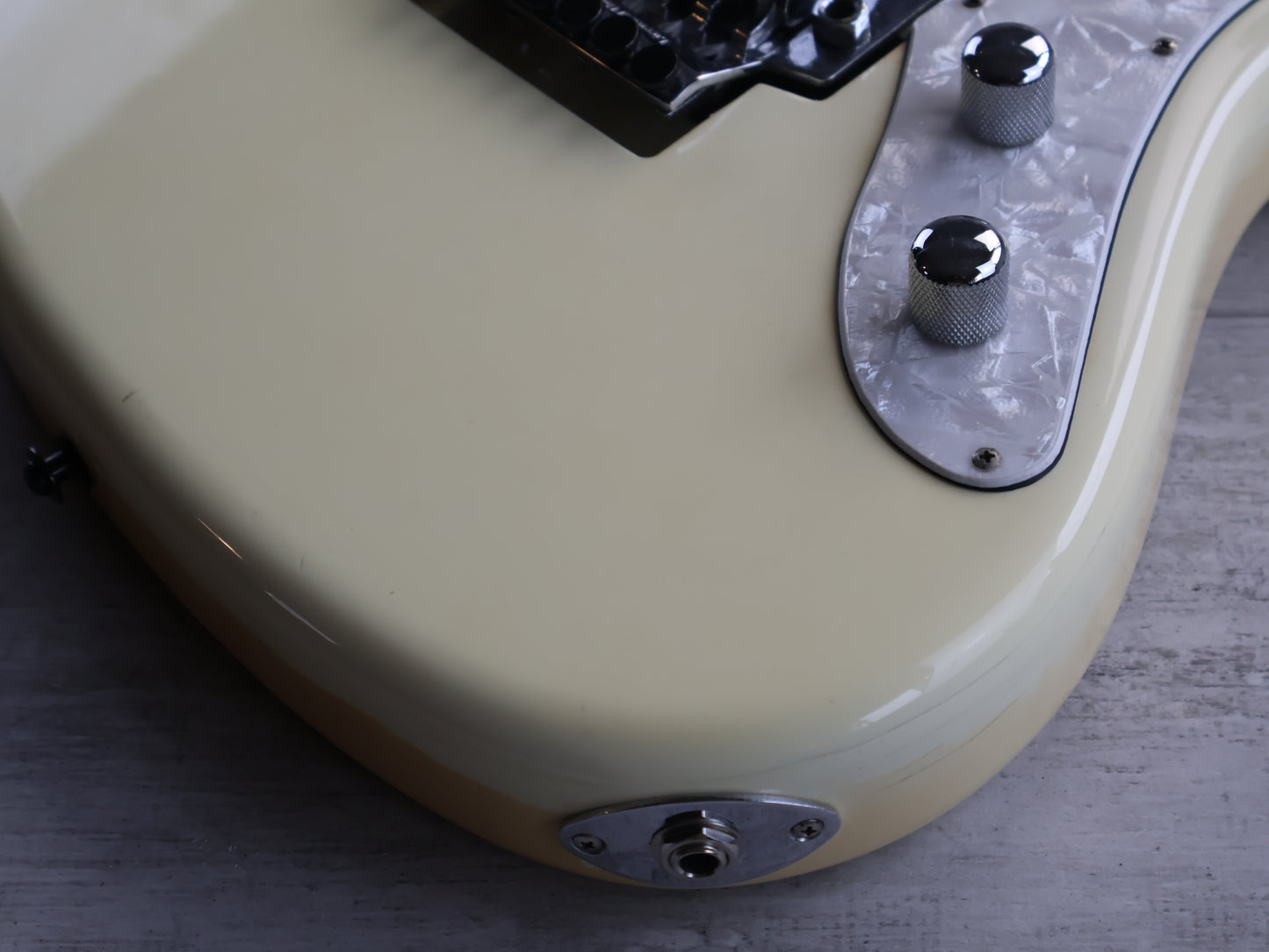2000's Edwards Japan E-7-90JG 7-String Jaguar w/Floyd Rose (White)
