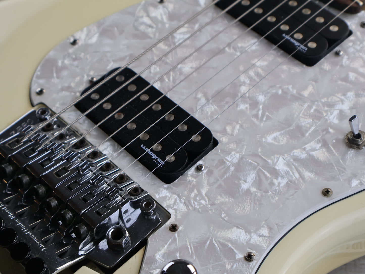 2000's Edwards Japan E-7-90JG 7-String Jaguar w/Floyd Rose (White)