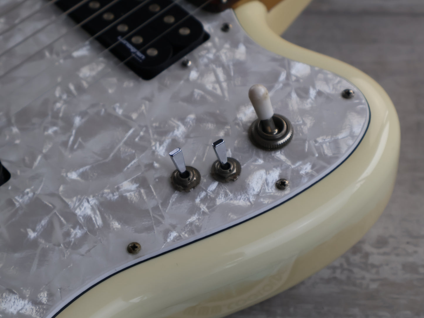 2000's Edwards Japan E-7-90JG 7-String Jaguar w/Floyd Rose (White)
