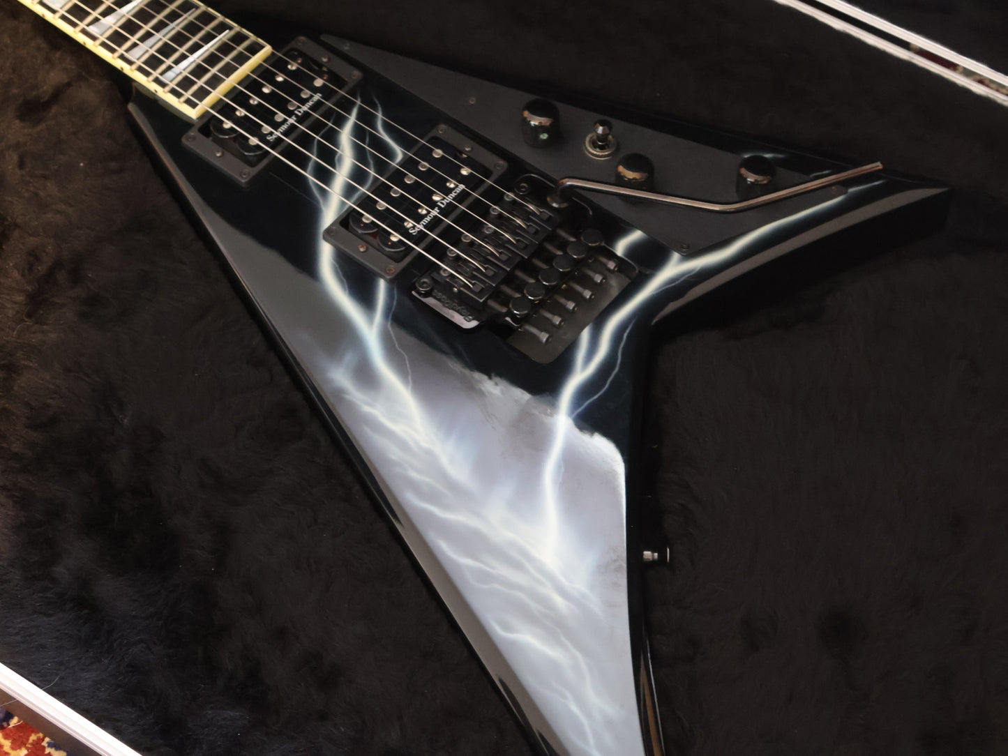2013 Jackson USA Custom Select RR1 Rhoads Flying V (Lightning Sky)