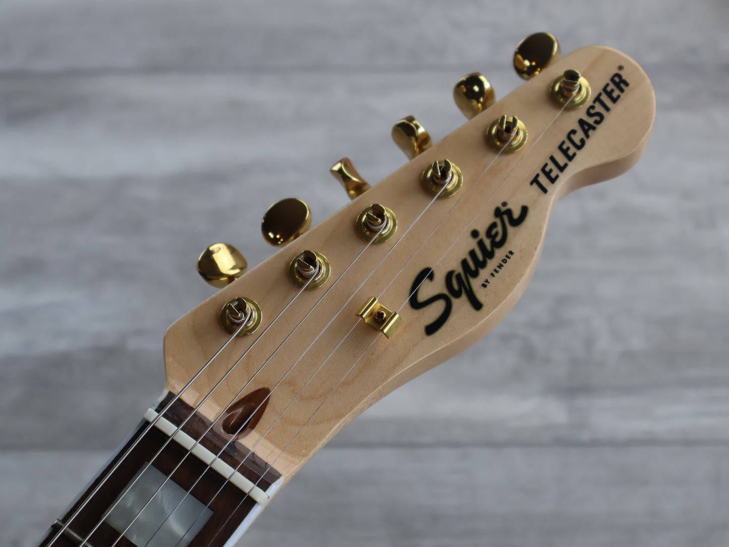 Squier 40th Anniversary "Gold Edition" Telecaster (Black)