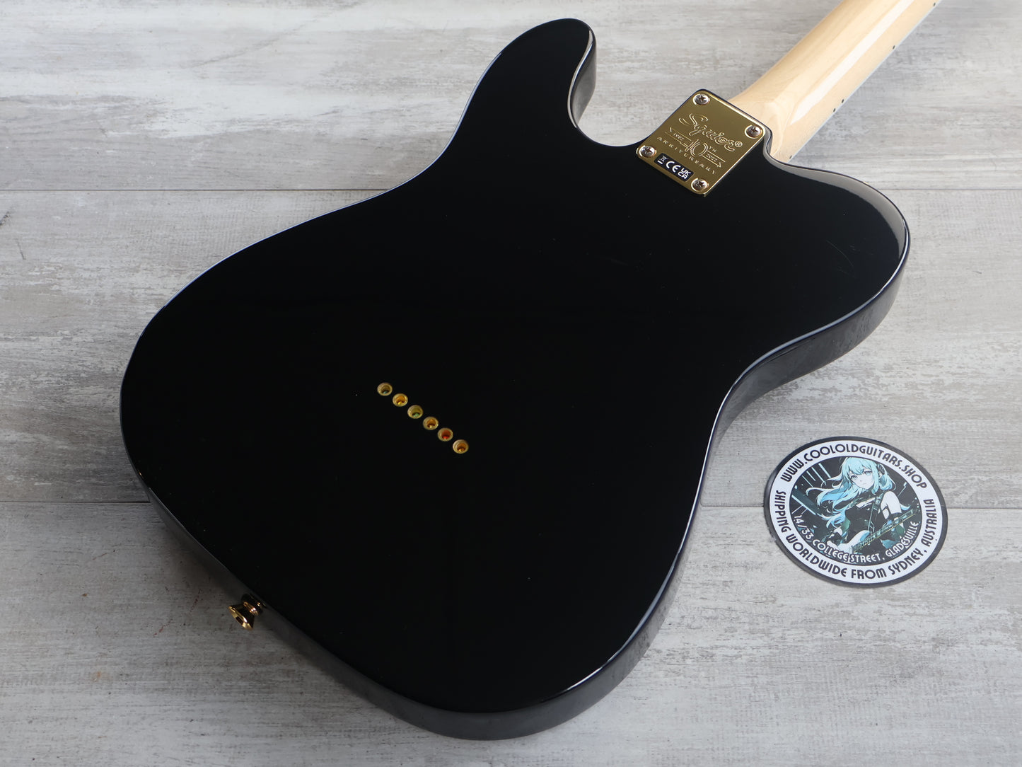 Squier 40th Anniversary "Gold Edition" Telecaster (Black)