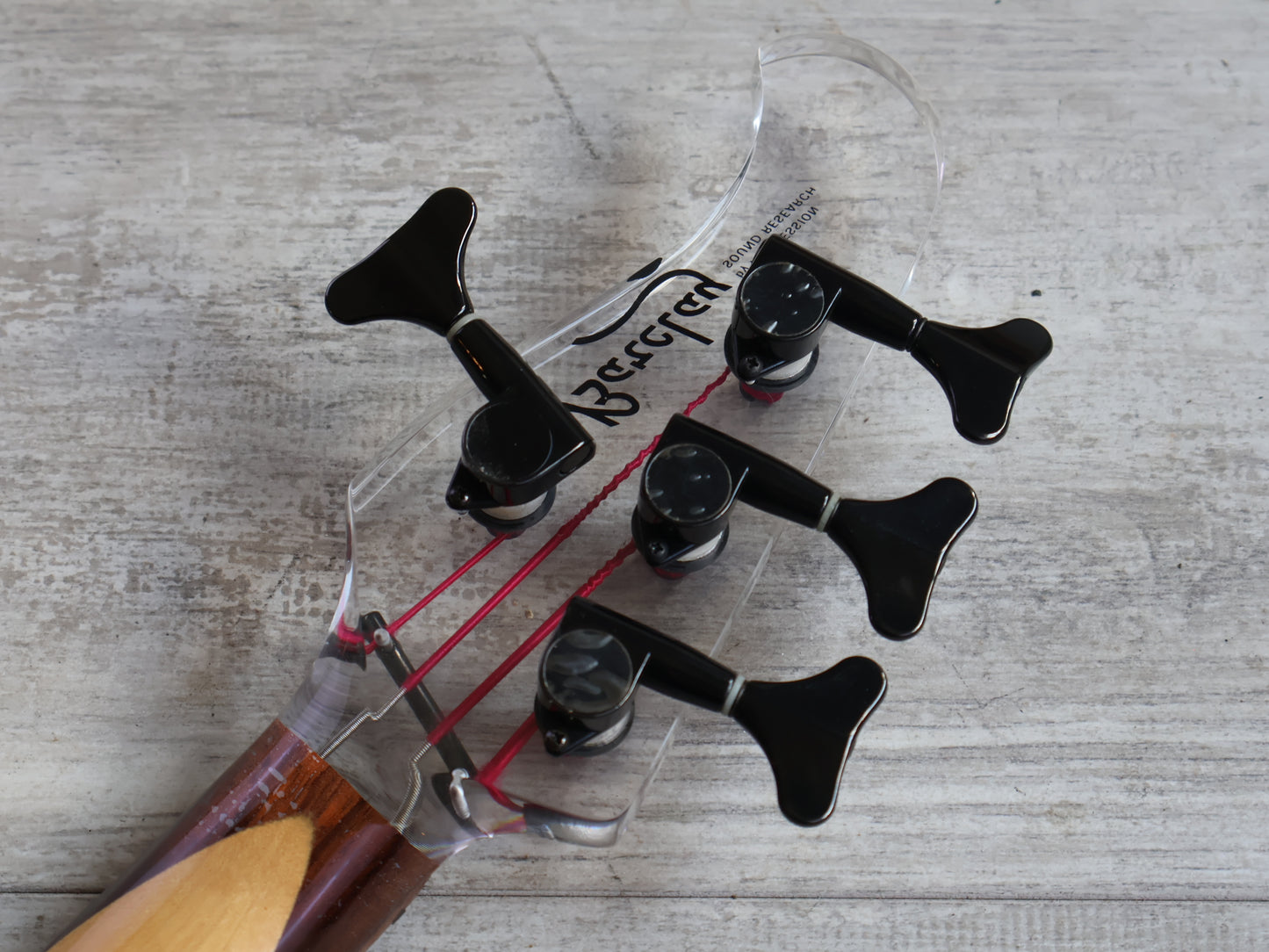 Barclay Acrylic Bass Guitar