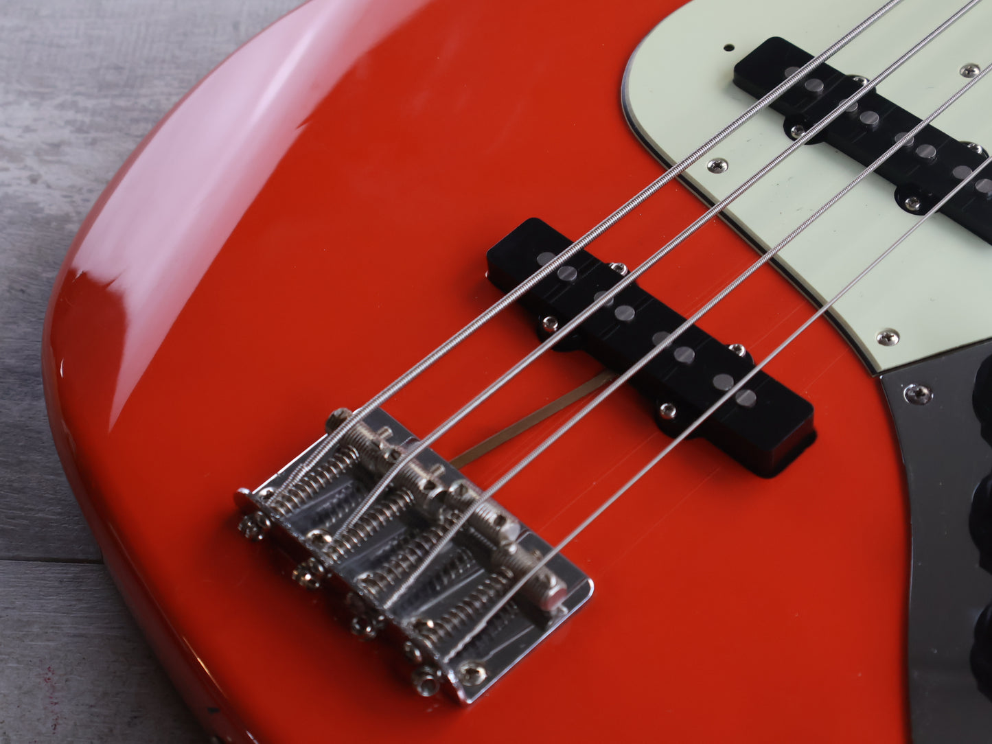 2002 Fender Japan JB62-58 '62 Reissue Jazz Bass (Fiesta Red)