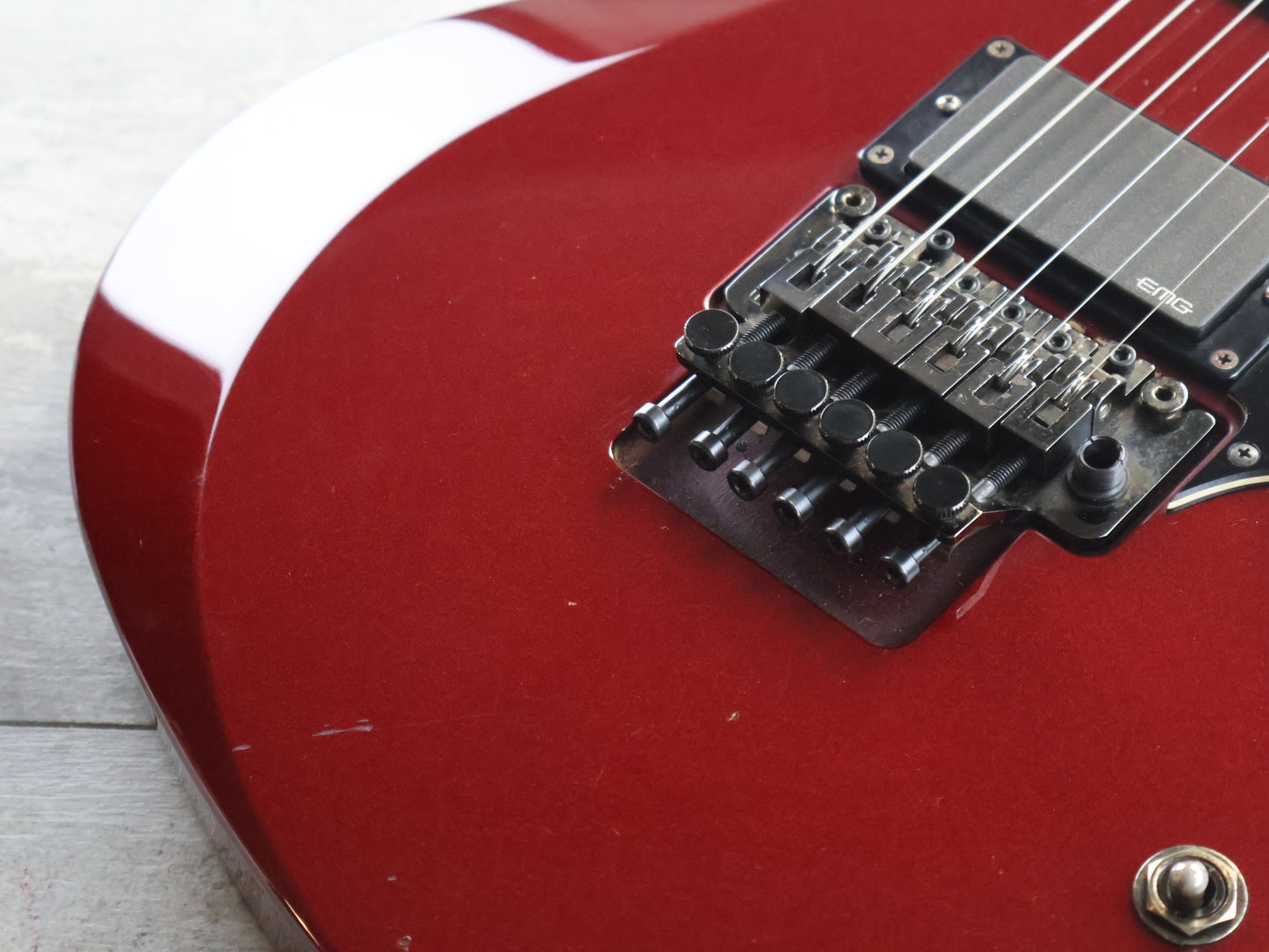 2009 ESP Japan VP-L-FR Eclipse w/EMG's (Deep Candy Apple Red)