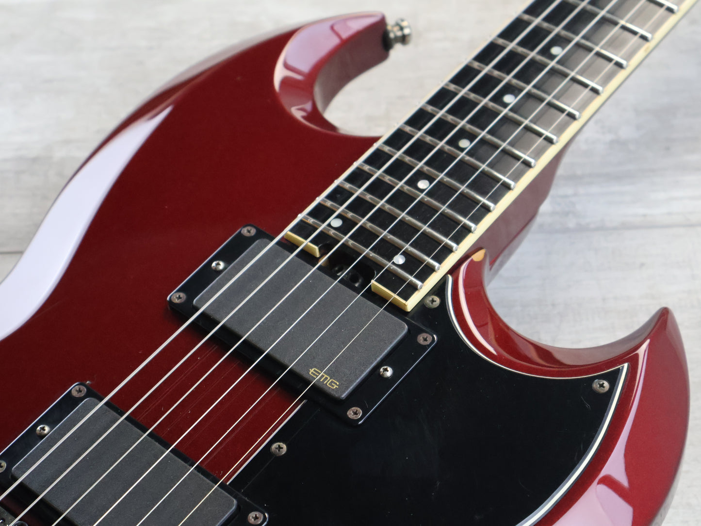 2009 ESP Japan VP-L-FR Eclipse w/EMG's (Deep Candy Apple Red)
