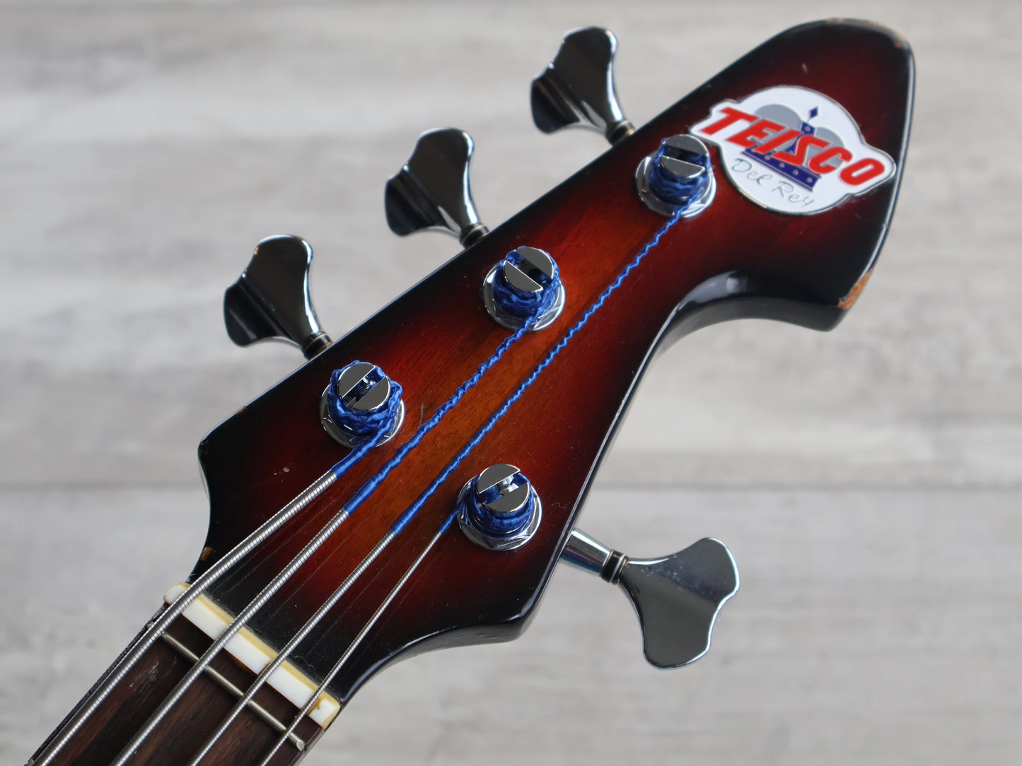 1960's Teisco Japan BS-101 Short Scale Bass w/Goldfoil (Sunburst)