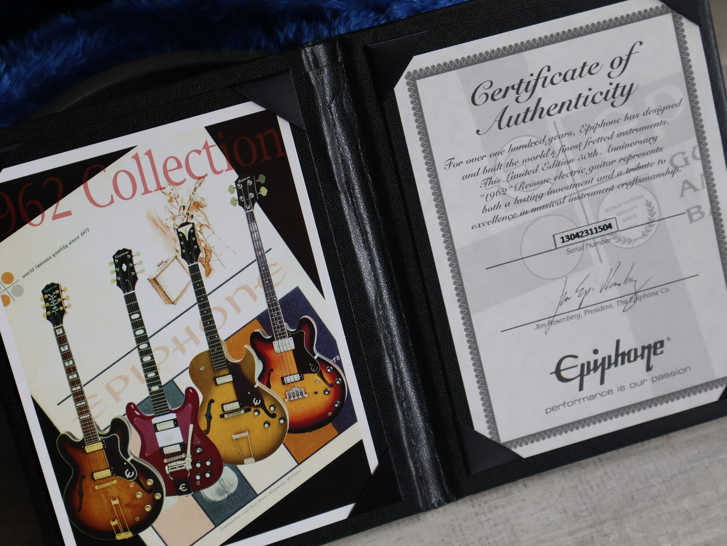 2013 Epiphone 50th Anniversary 1962 Sorrento Hollowbody (Natural)