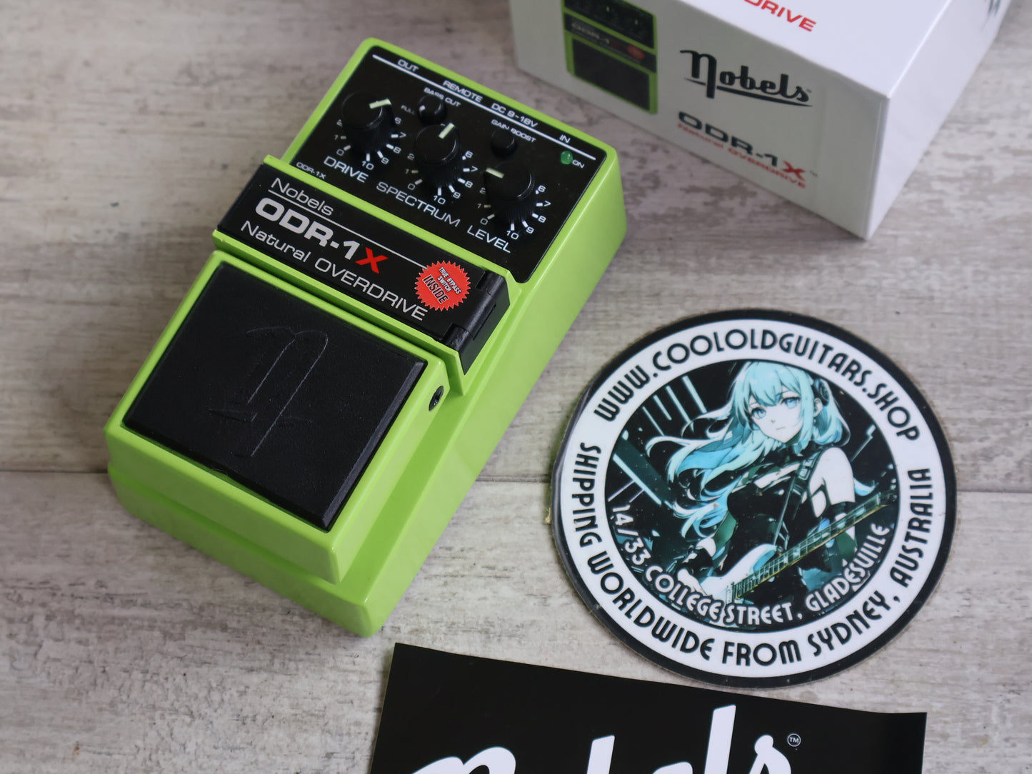 Nobels ODR-1X Analog Natural Overdrive Pedal w/ Gain Boost & Bass Cut