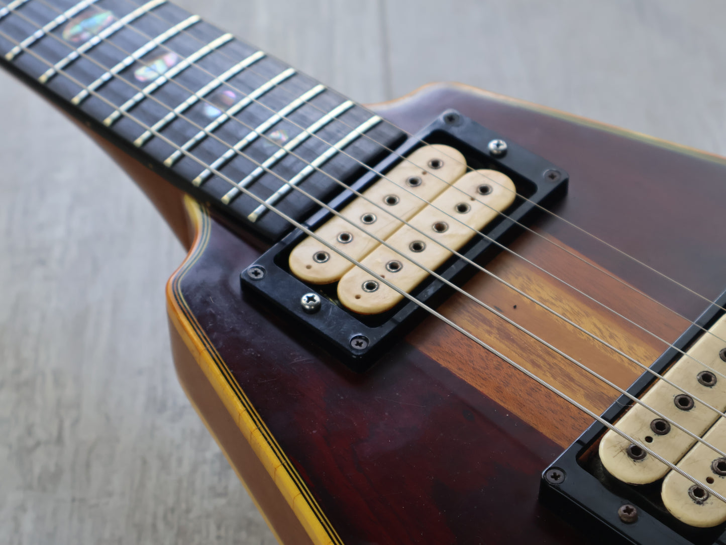 1979 Greco Japan AK-1400 Ace Frehley Neckthrough Flying V (Musicland Key Exclusive)