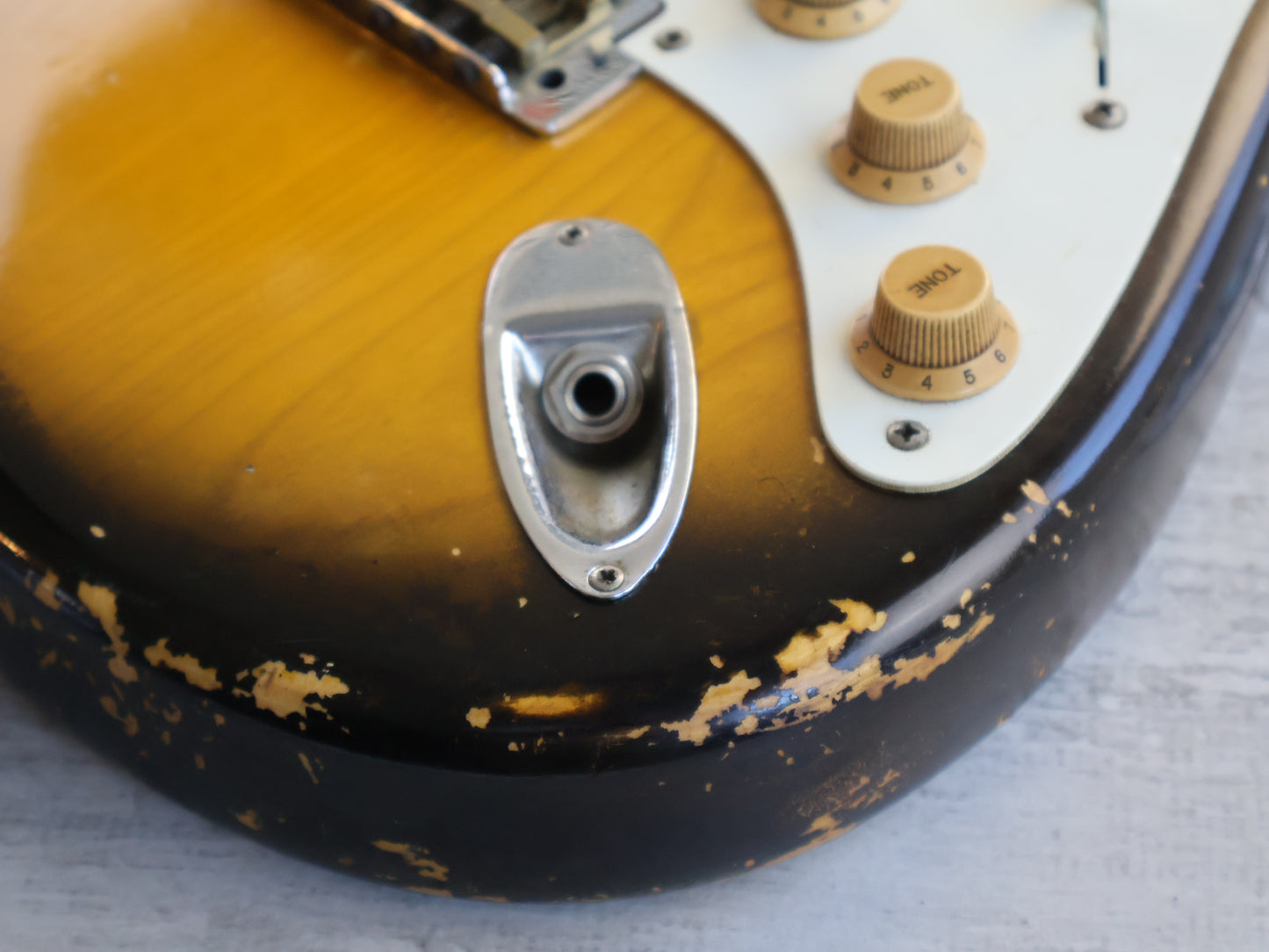 1980 Tokai ST-60 "Refined Pieces"'58 Reissue Stratocaster (Relic'd Two-Tone Sunburst)