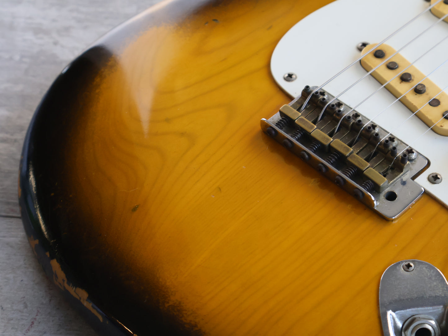 1980 Tokai ST-60 "Refined Pieces"'58 Reissue Stratocaster (Relic'd Two-Tone Sunburst)