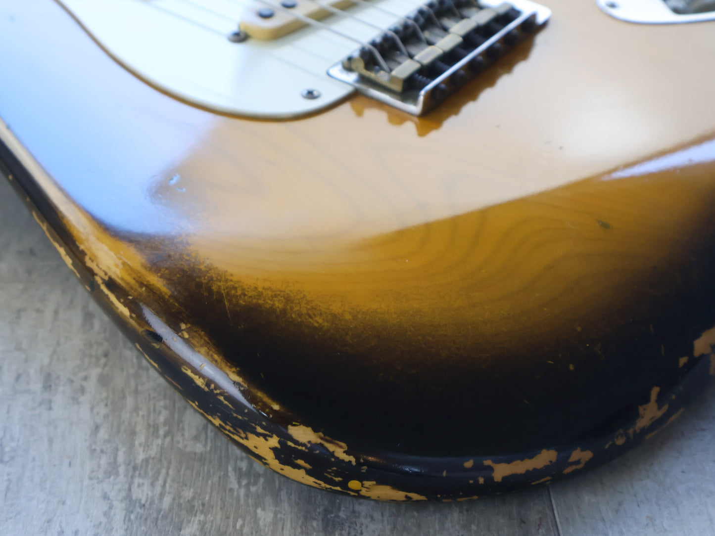 1980 Tokai ST-60 "Refined Pieces"'58 Reissue Stratocaster (Relic'd Two-Tone Sunburst)