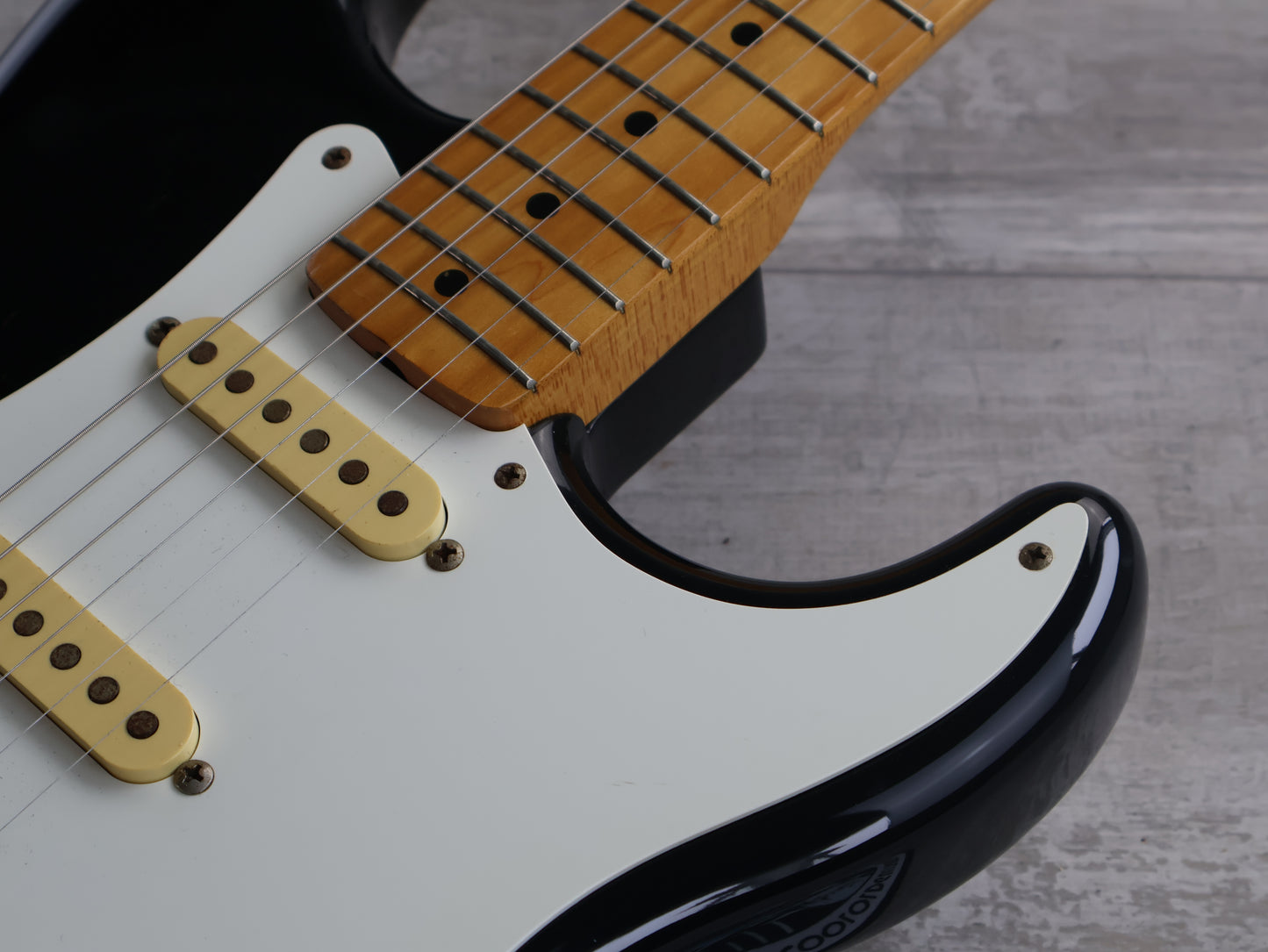 1986 Squier (by Fender Japan) SST-30 Vintage Stratocaster (Black)