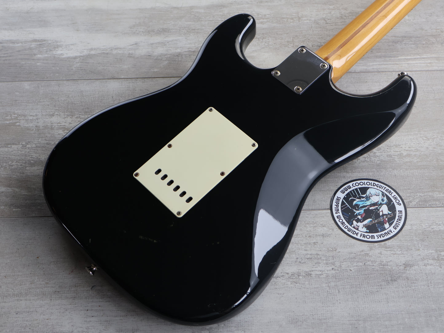 1986 Squier (by Fender Japan) SST-30 Vintage Stratocaster (Black)