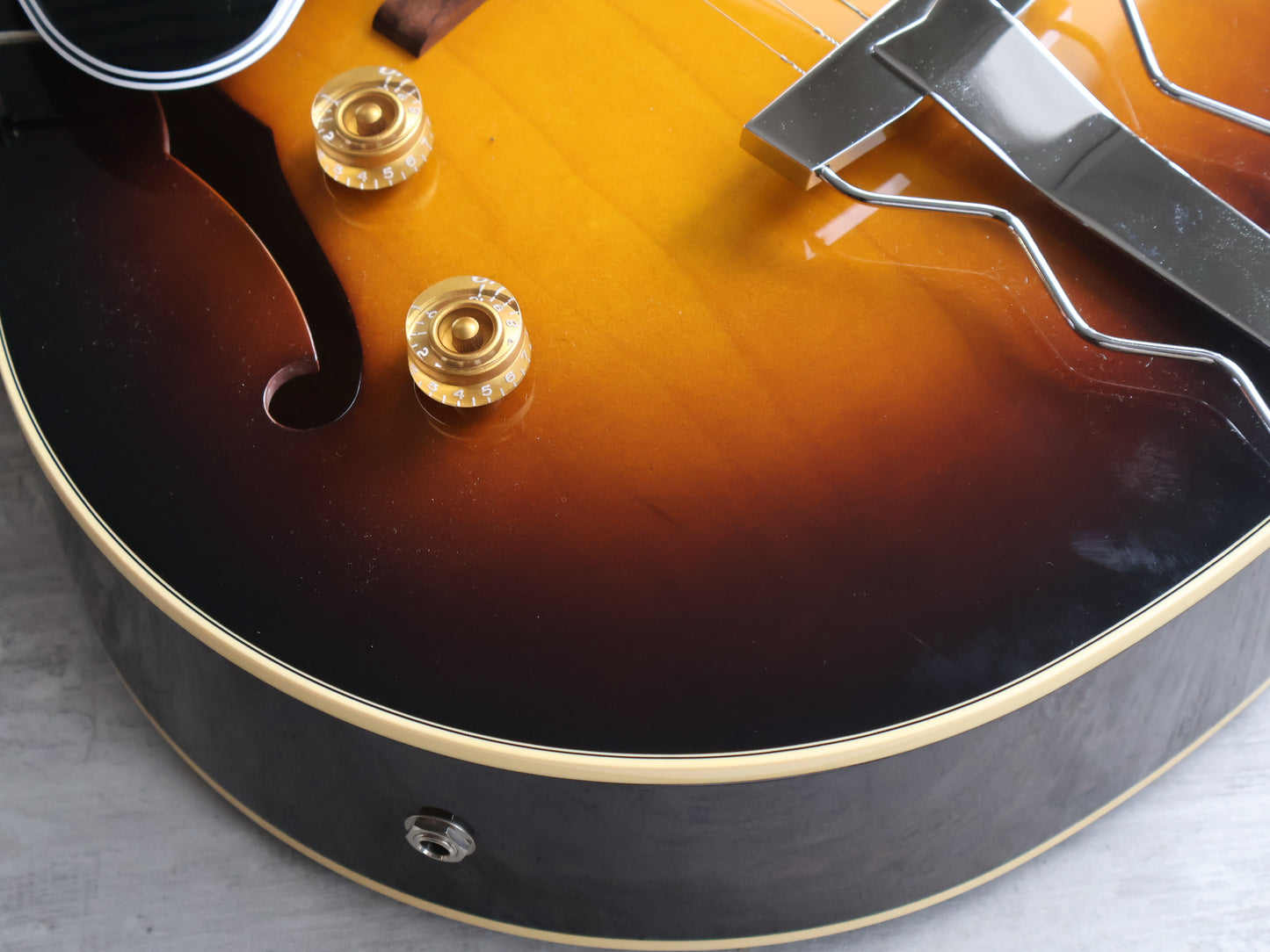 Westville Japan AT105LCL Archtop Tribute Classic LH Left Handed Hollowbody (Late 50's Burst)
