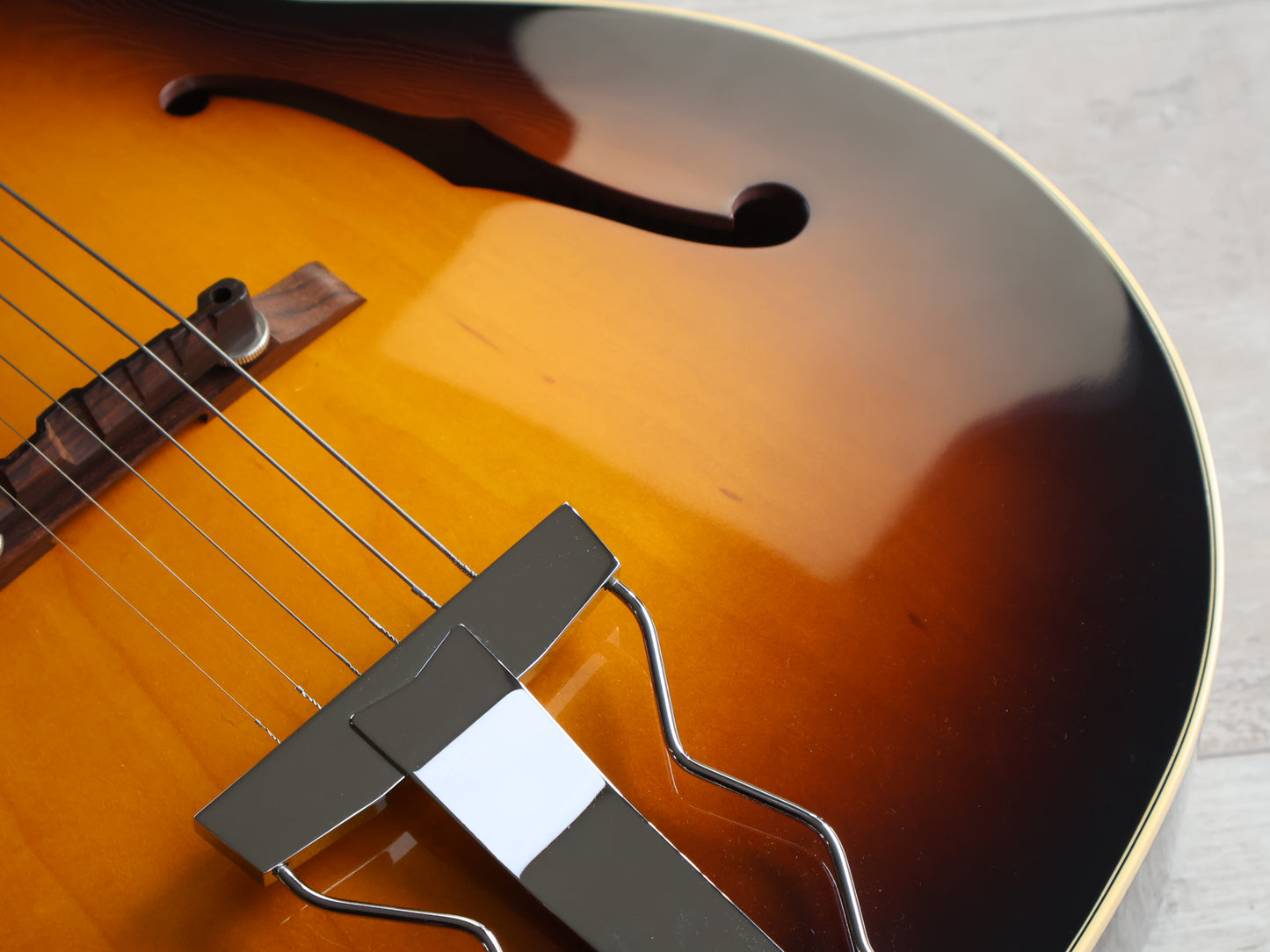 Westville Japan AT105LCL Archtop Tribute Classic LH Left Handed Hollowbody (Late 50's Burst)