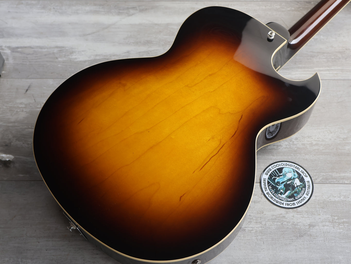 Westville Japan AT105LCL Archtop Tribute Classic LH Left Handed Hollowbody (Late 50's Burst)
