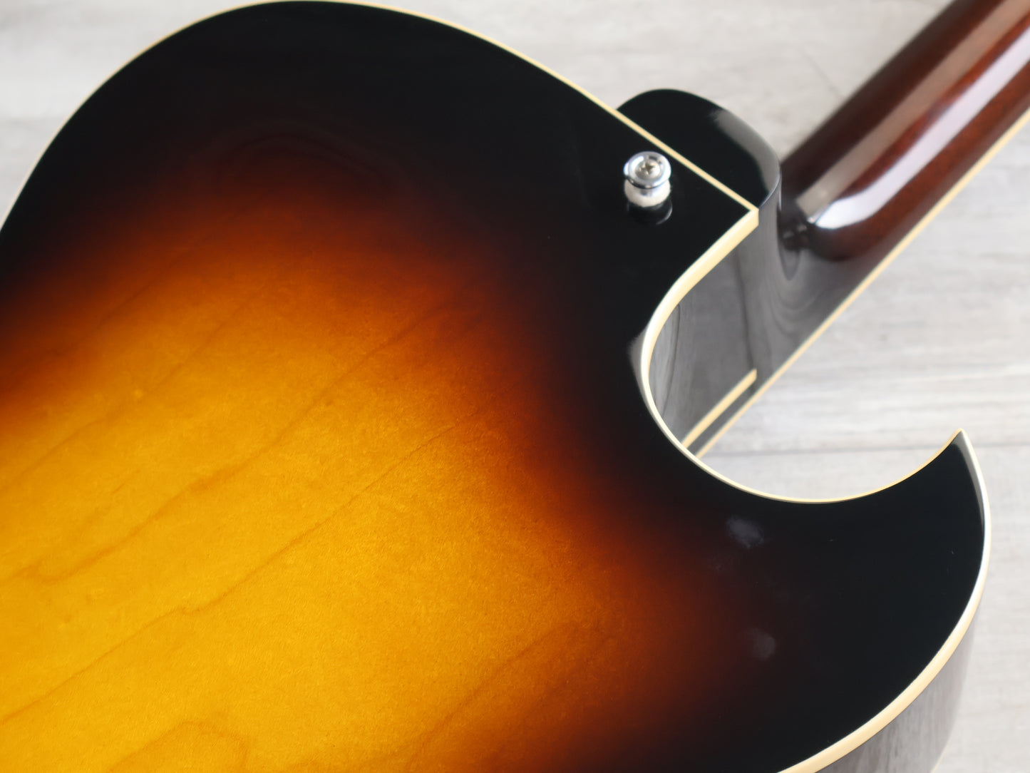 Westville Japan AT105LCL Archtop Tribute Classic LH Left Handed Hollowbody (Late 50's Burst)
