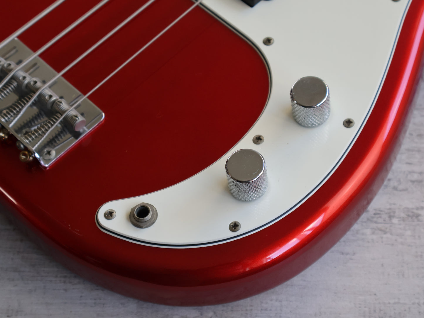 1993 Fender Japan PB62-53 '62 Reissue Precision Bass (Candy Apple Red)