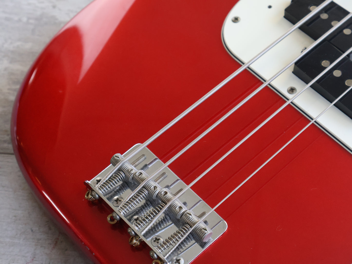 1993 Fender Japan PB62-53 '62 Reissue Precision Bass (Candy Apple Red)