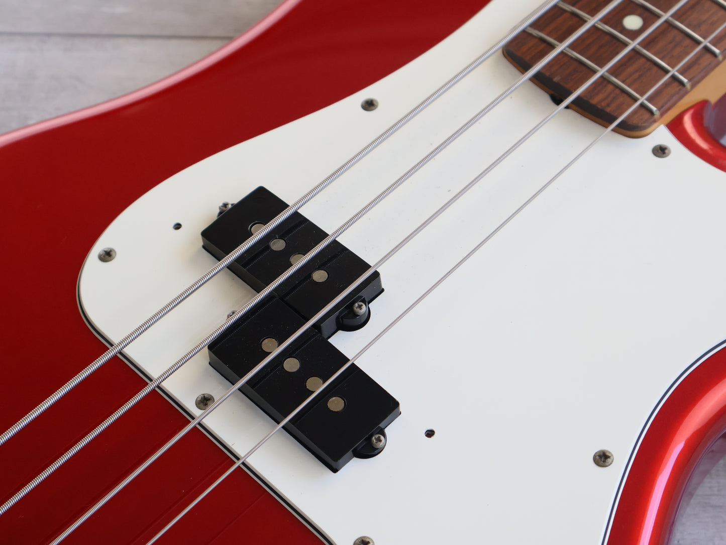 1993 Fender Japan PB62-53 '62 Reissue Precision Bass (Candy Apple Red)
