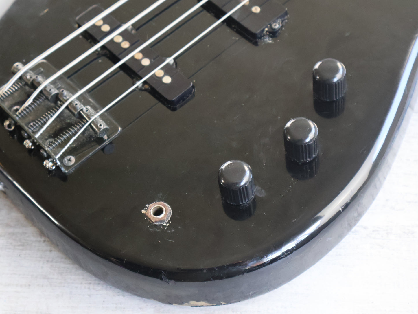 1988 Fender Japan "Jazz Bass Special" Duff McKagen Bass (Black)