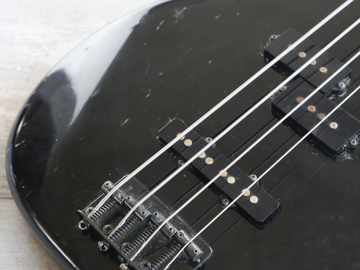 1988 Fender Japan "Jazz Bass Special" Duff McKagen Bass (Black)
