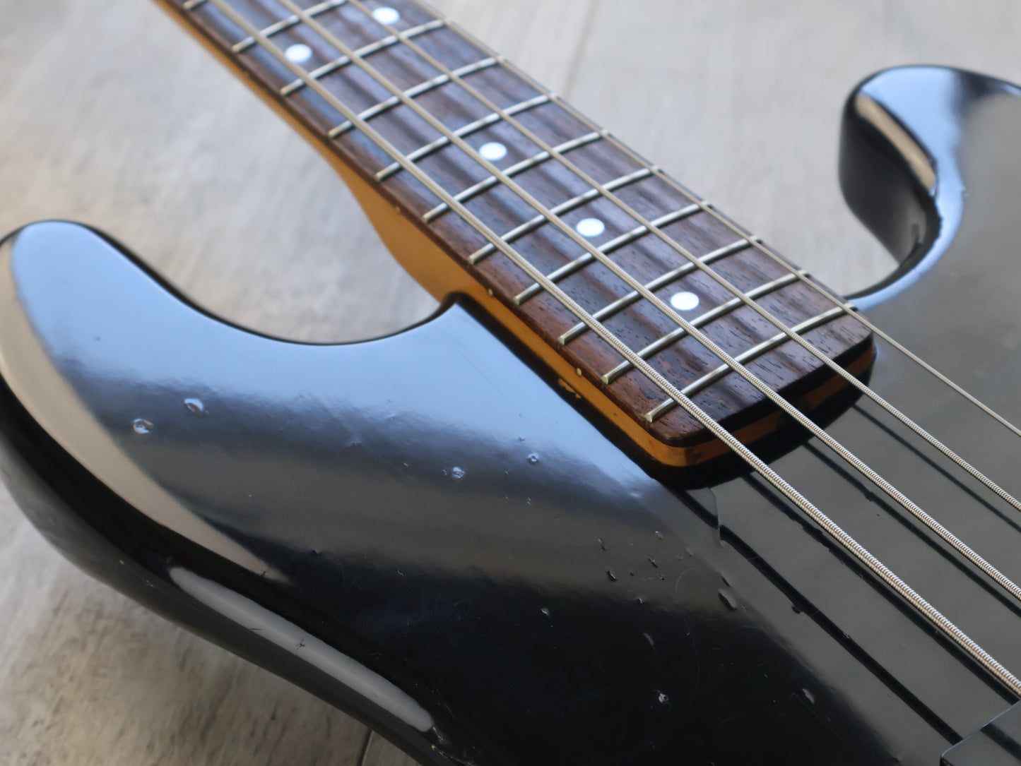 1988 Fender Japan "Jazz Bass Special" Duff McKagen Bass (Black)