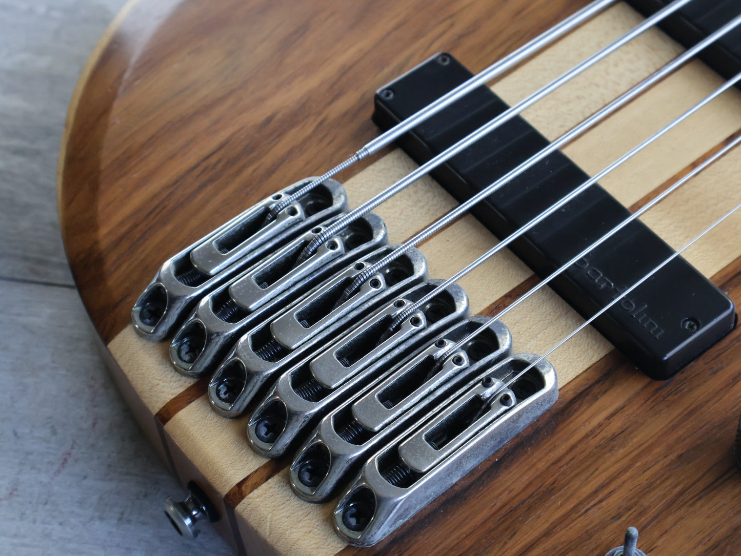 2013 Ibanez BTB686SC 6-String Neckthrough Bass (Natural Flat)