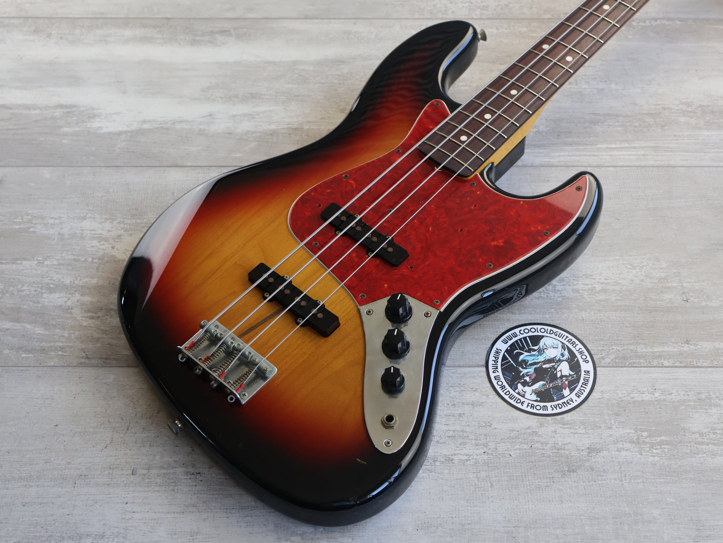 1997 Fender Japan (by Tokai) JB62-58 '62 Reissue Jazz Bass (Sunburst)