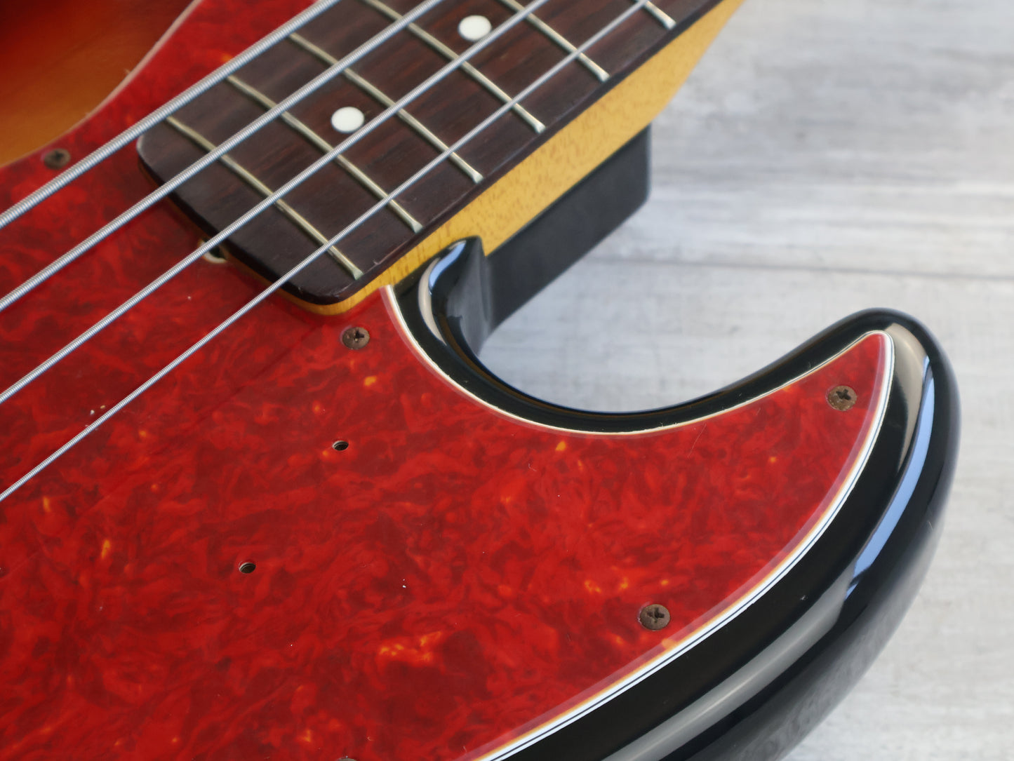 1997 Fender Japan (by Tokai) JB62-58 '62 Reissue Jazz Bass (Sunburst)