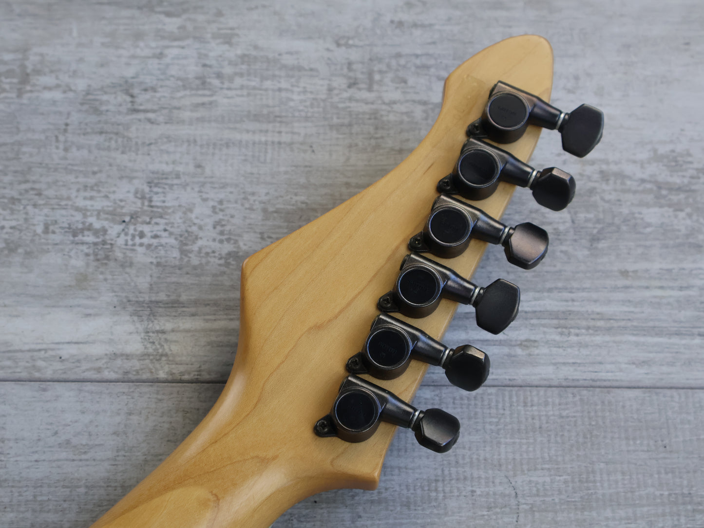 1993 Aria Pro II Custom Shop Toshiki Nunokawa Model HSH Superstrat (Aquamarine Sunburst)