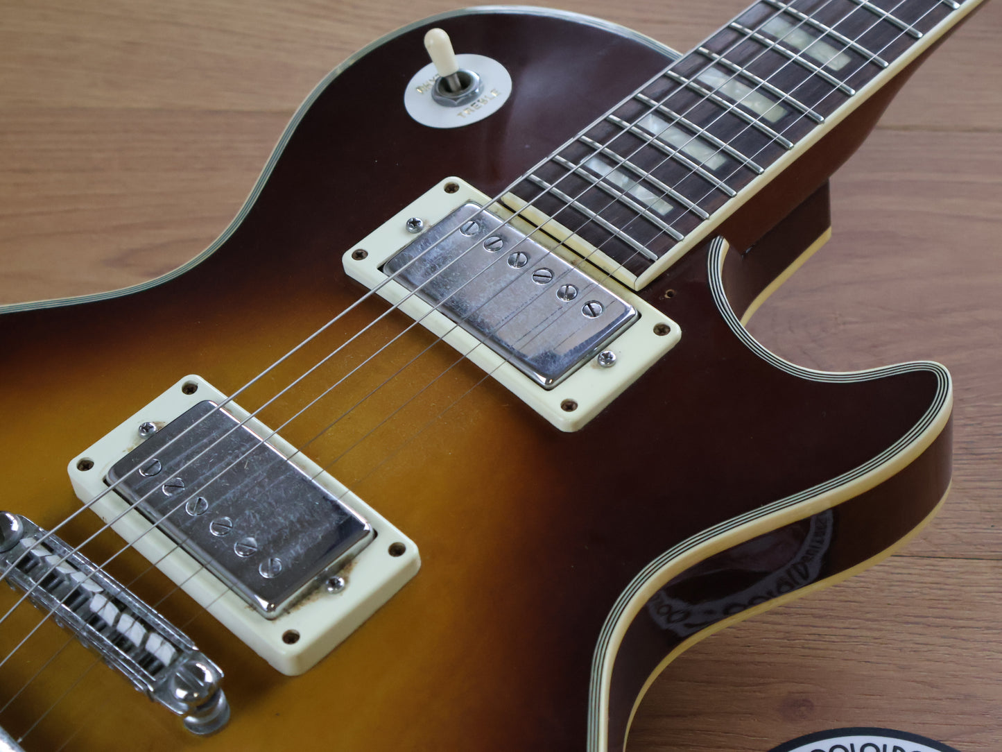 1970's Kasuga Japanese Les Paul Custom (Brown Sunburst)