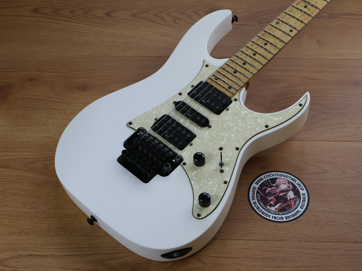 2011 Ibanez RG350MPZ HSH Superstrat (White)
