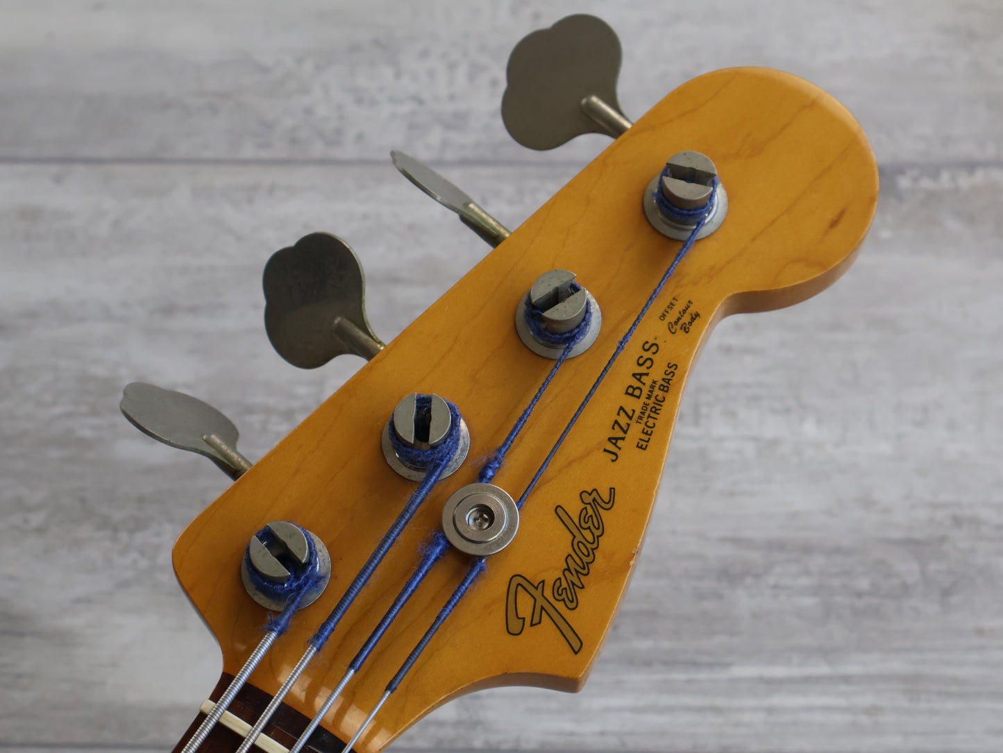 1989 Fender Japan JB62-75 '62 Reissue Jazz Bass w/Alembic PJ Pickups (Vintage White)