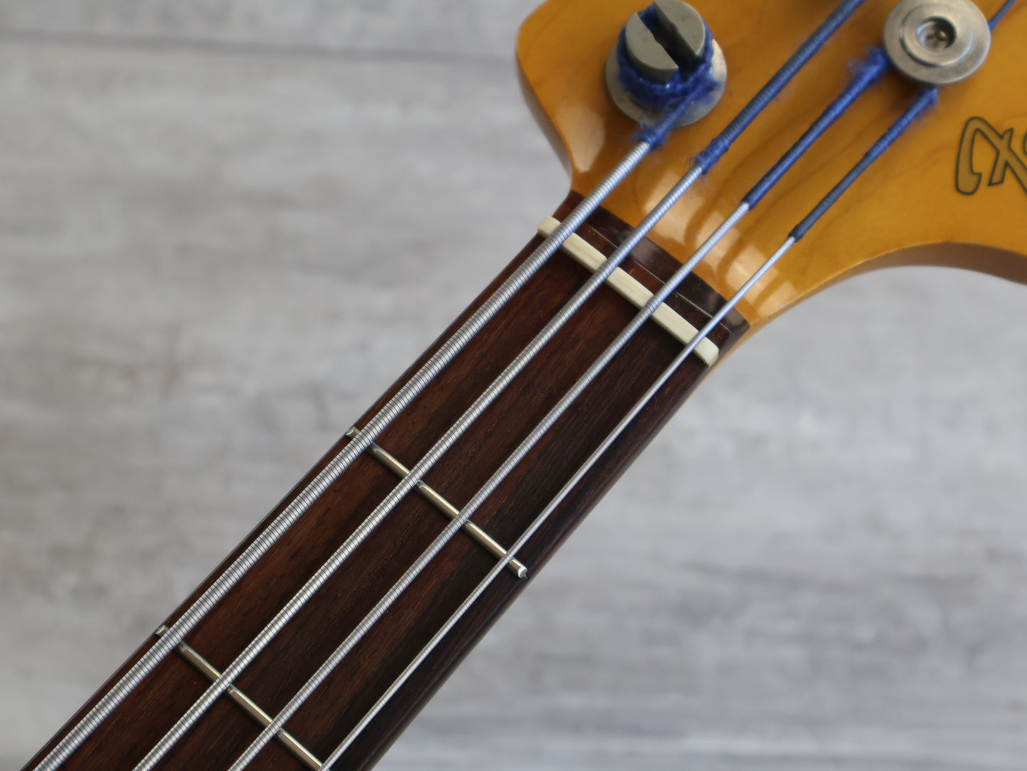 1989 Fender Japan JB62-75 '62 Reissue Jazz Bass w/Alembic PJ Pickups (Vintage White)