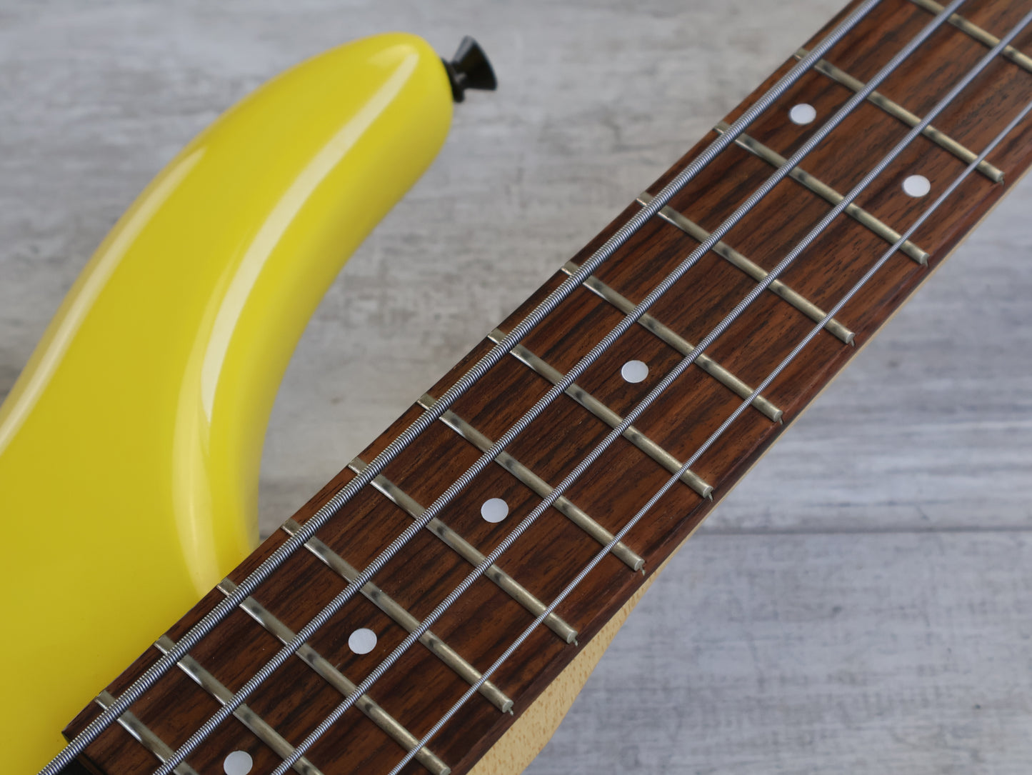 1990's Fernandes Japan FRB-45 Revolver Bass (Yellow)