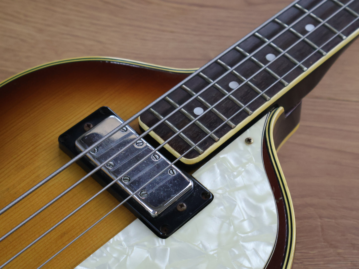 1976 Greco Japan VB-450 Violin Beatle Bass (Brown Sunburst)