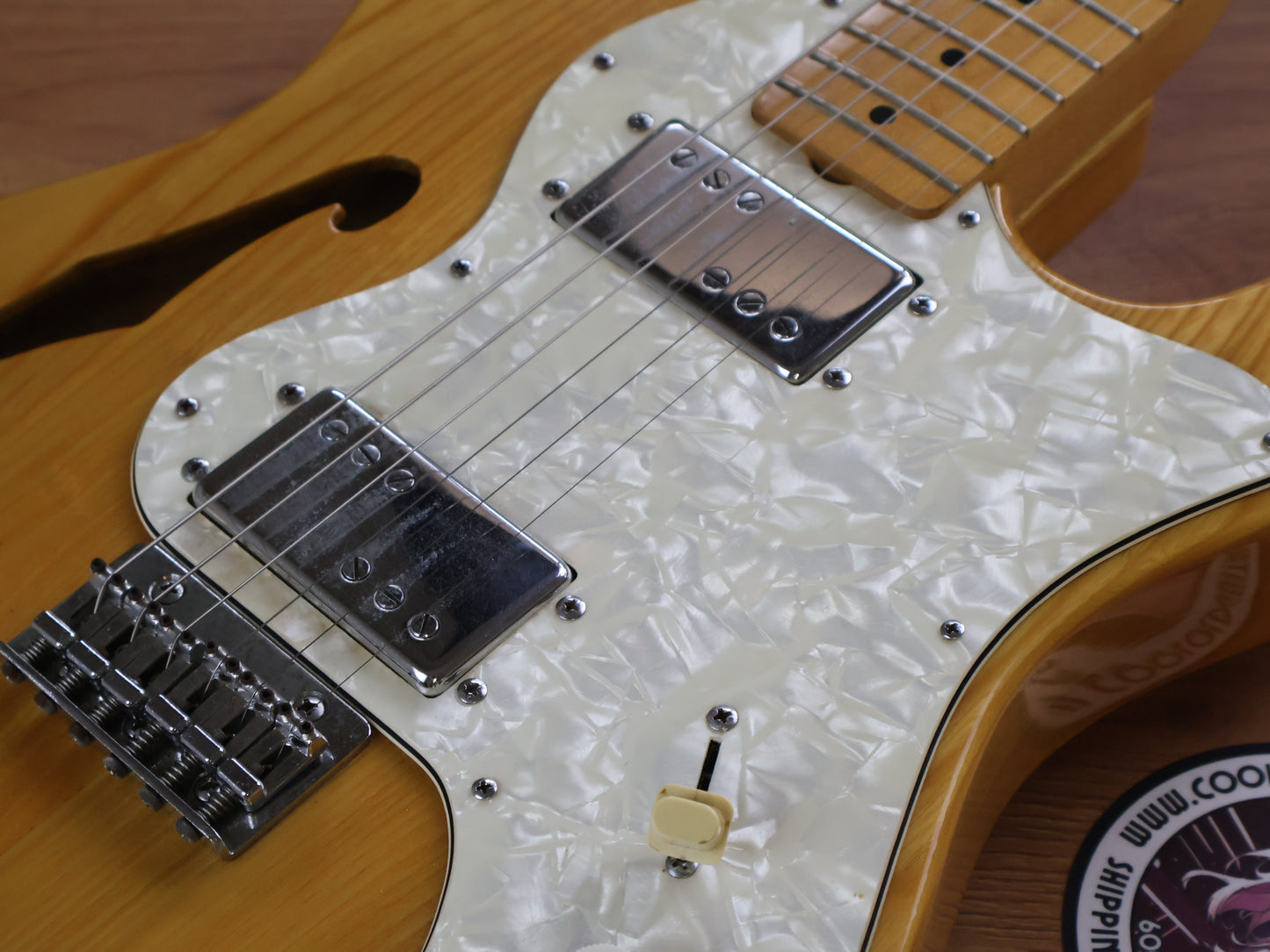1976 Westminster TE-400N Thinline Telecaster (Natural)